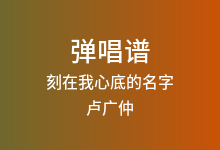 刻在我心底的名字吉他谱_卢广仲_G调弹唱六线谱(版本4)