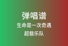 生命是一次奇遇吉他谱_超载乐队_D调弹唱六线谱