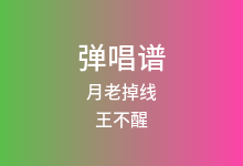 月老掉线吉他谱_王不醒_C调弹唱六线谱