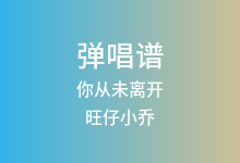 你从未离开吉他谱_旺仔小乔_D调弹唱六线谱