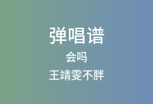 会吗吉他谱_王靖雯不胖_C调弹唱六线谱(版本2)