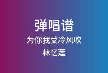 为你我受冷风吹吉他谱_林忆莲_G调弹唱六线谱