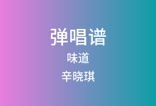 味道吉他谱_辛晓琪_G调弹唱六线谱