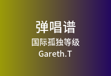 国际孤独等级吉他谱_Gareth.T_C调弹唱六线谱