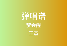 梦会醒吉他谱_王杰_C调弹唱六线谱