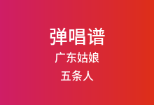 广东姑娘吉他谱_五条人_D调弹唱六线谱(版本2)