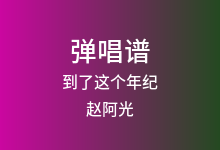 到了这个年纪吉他谱_赵阿光_G调弹唱六线谱(版本2)
