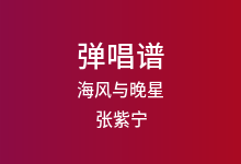 海风与晚星吉他谱_张紫宁_G调弹唱六线谱(版本2)