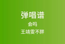 会吗吉他谱_王靖雯不胖_C调弹唱六线谱(版本3)