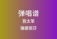 我太笨吉他谱_锤娜丽莎_G调弹唱六线谱
