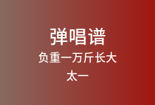 负重一万斤长大吉他谱_太一_D调弹唱六线谱(版本2)