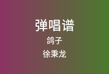 鸽子吉他谱_徐秉龙_C调弹唱六线谱