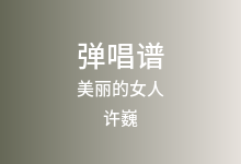 美丽的女人吉他谱_许巍_C调弹唱六线谱