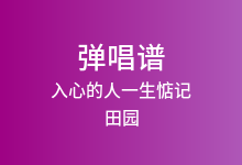 入心的人一生惦记吉他谱_田园_C调弹唱六线谱