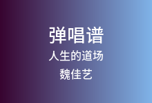 人生的道场吉他谱_魏佳艺_G调弹唱六线谱(版本2)