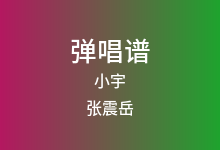 小宇吉他谱_张震岳_C调弹唱六线谱(版本3)