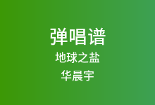 地球之盐吉他谱_华晨宇_C调弹唱六线谱