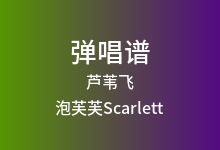 芦苇飞吉他谱_泡芙芙Scarlett_C调弹唱六线谱