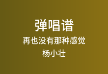 再也没有那种感觉吉他谱_杨小壮_C调弹唱六线谱