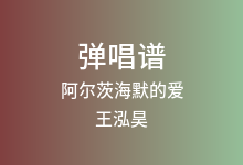阿尔茨海默的爱吉他谱_王泓昊_C调弹唱六线谱(版本4)