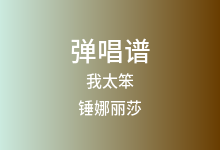 我太笨吉他谱_锤娜丽莎_G调弹唱六线谱(版本2)