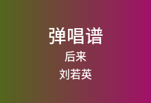 后来吉他谱_刘若英_C调弹唱六线谱(版本4)