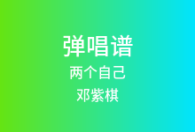 两个自己吉他谱_邓紫棋_C调弹唱六线谱(版本3)