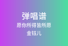 愿你所得皆所愿吉他谱_金钰儿_C调弹唱六线谱