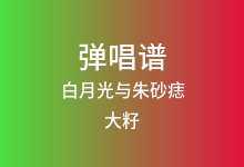 白月光与朱砂痣吉他谱_大籽_C调弹唱六线谱(版本8)