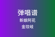 新娘阿花吉他谱_金玟岐_G调弹唱六线谱(版本4)
