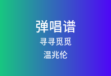 寻寻觅觅吉他谱_温兆伦_G调弹唱六线谱