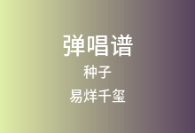 种子吉他谱_易烊千玺_C调弹唱六线谱(版本2)