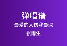最爱的人伤我最深吉他谱_张雨生/张惠妹_G调弹唱六线谱