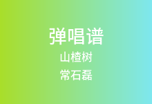 山楂树吉他谱_常石磊_G调弹唱六线谱