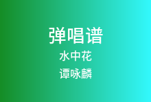 水中花吉他谱_谭咏麟_C调弹唱六线谱(版本2)