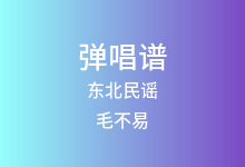 东北民谣吉他谱_毛不易_C调弹唱六线谱(版本2)