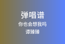 你也会想我吗吉他谱_谭臻臻_G调弹唱六线谱