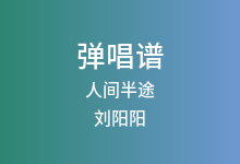 人间半途吉他谱_刘阳阳_C调弹唱六线谱(版本2)