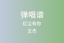 红尘有你吉他谱_王杰_D调弹唱六线谱(版本2)