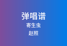 寄生虫吉他谱_赵照_G调弹唱六线谱